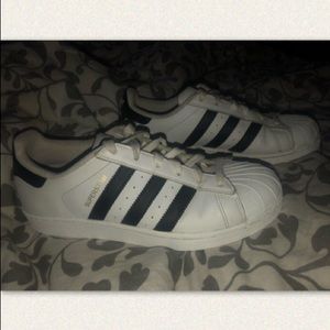 Adidas Superstars size 8